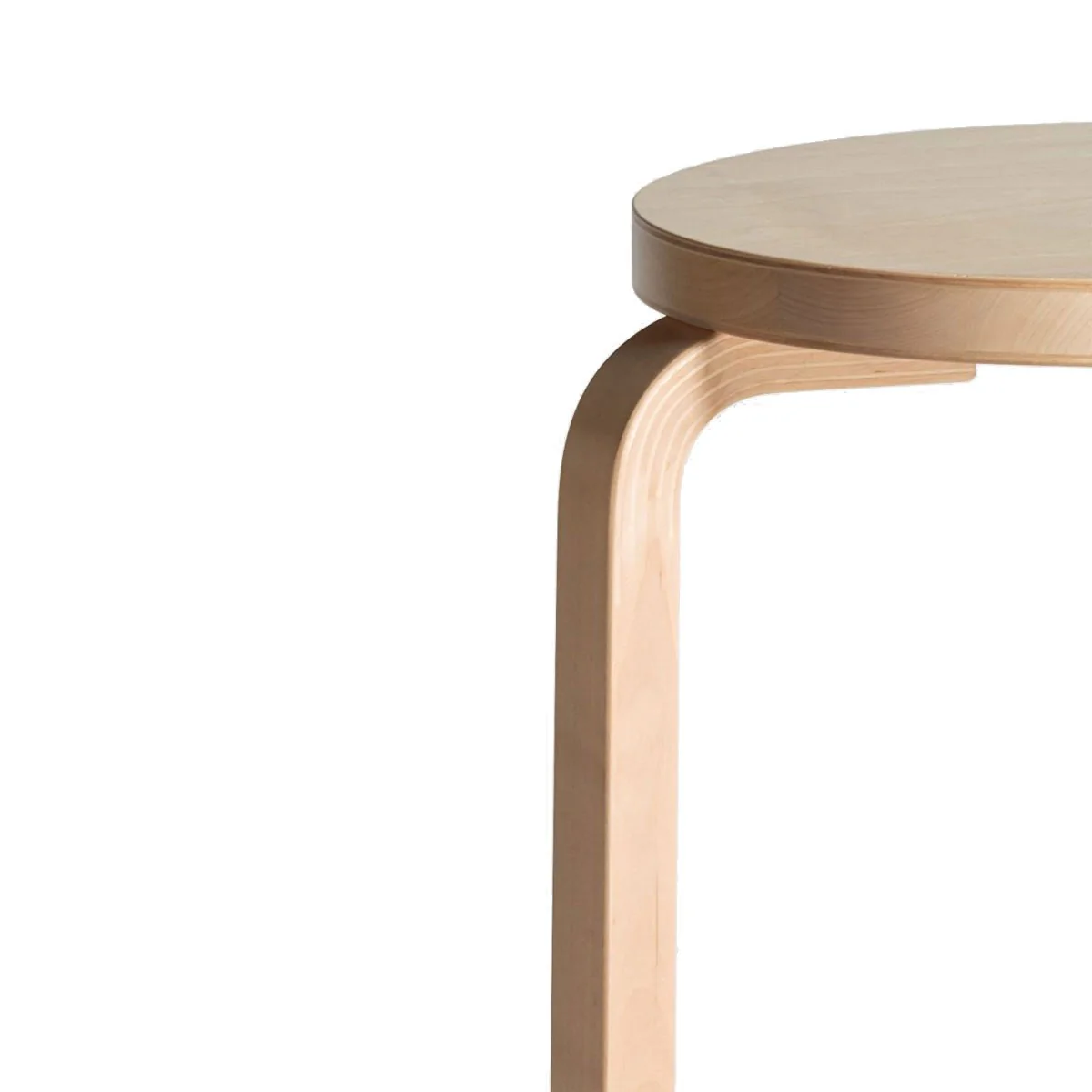 Artek Alvar Aalto Stool 60 - Three Legged Stool - Birch Veneer - Image 4