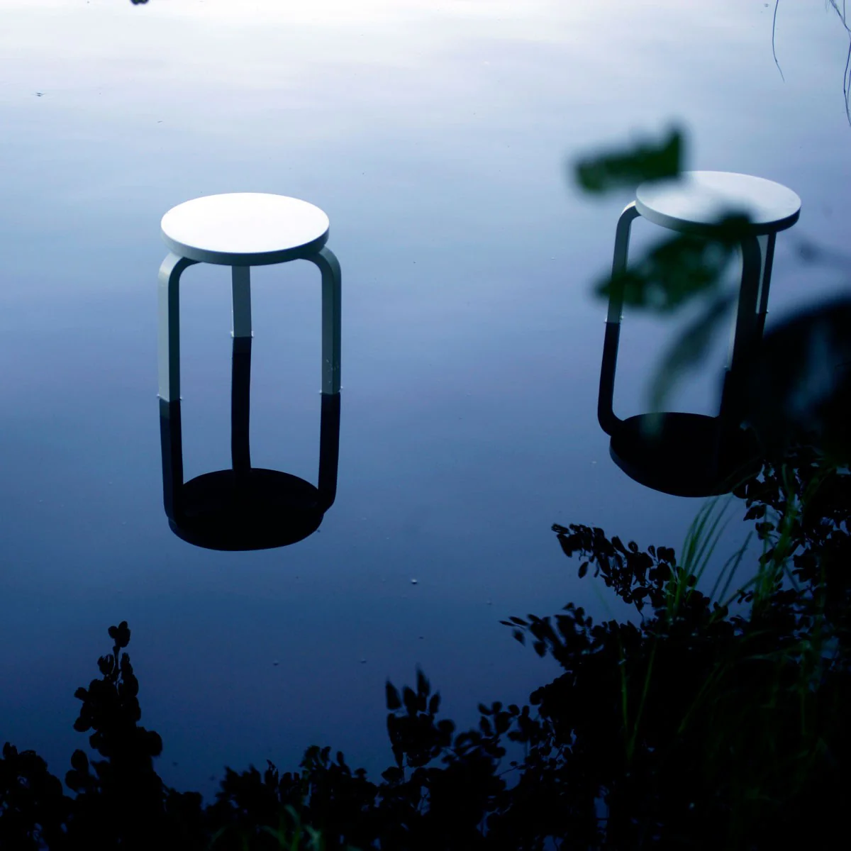 Artek Alvar Aalto Stool 60 - Three Legged - White Lacquered - Image 5