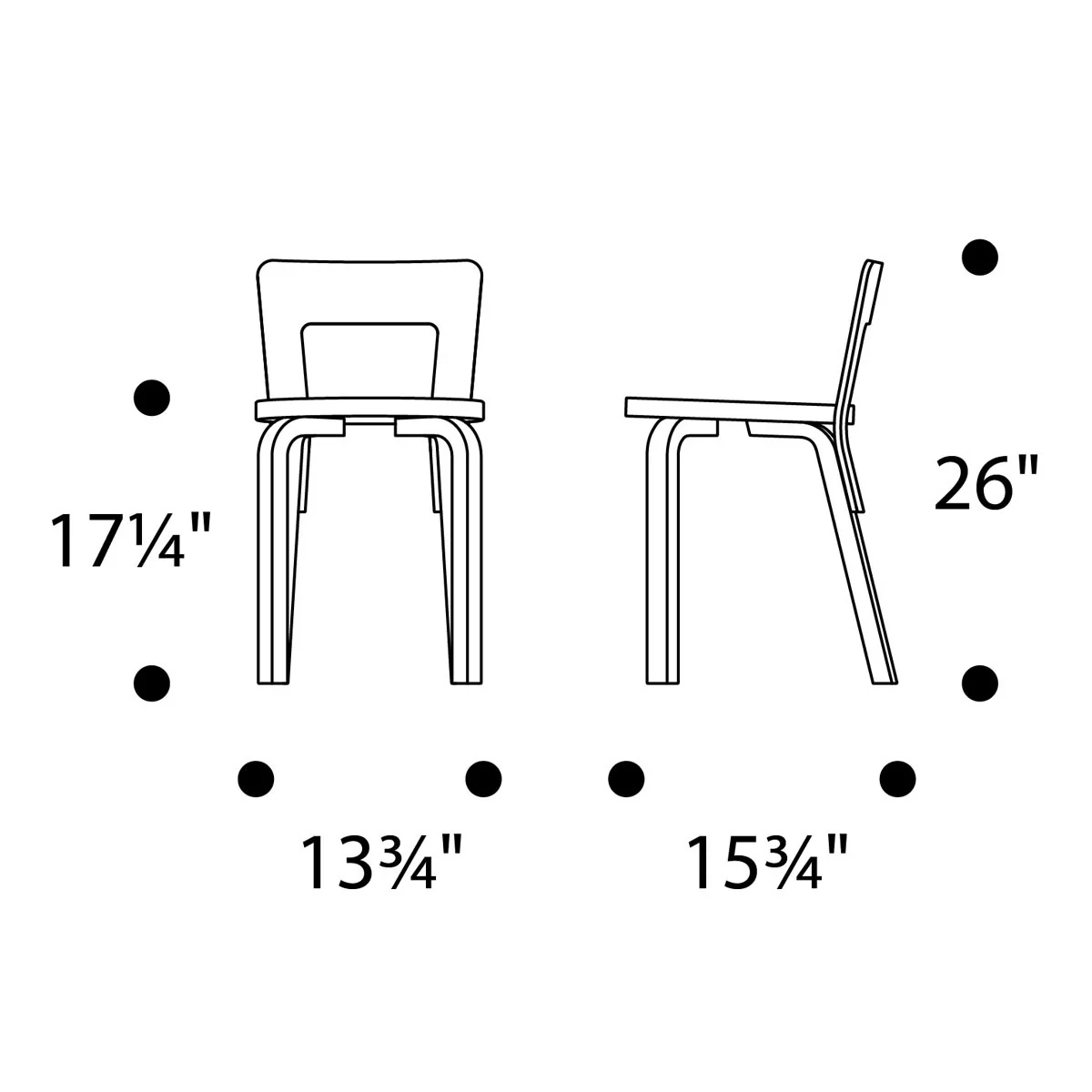 Artek Alvar Aalto 65 Chair - Lacquered - Image 4