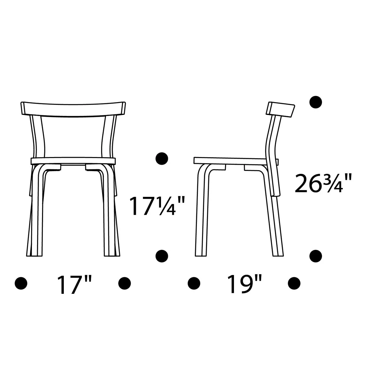 Artek Alvar Aalto 68 Chair - Lacquered - Image 4