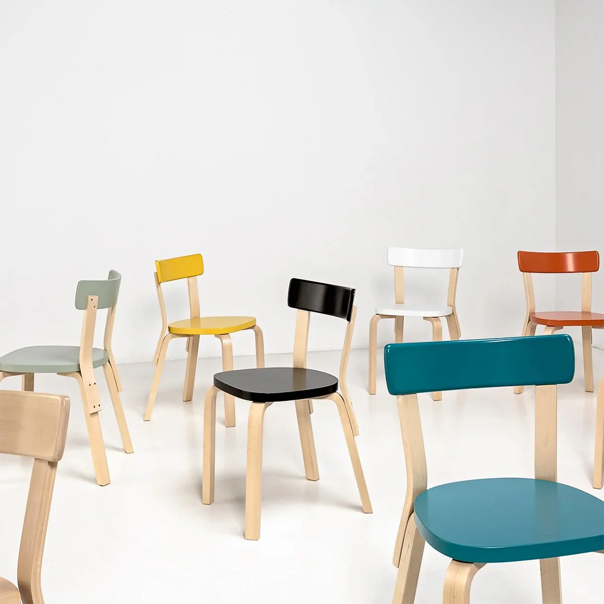 Artek Alvar Aalto Chair 69 - Image 2