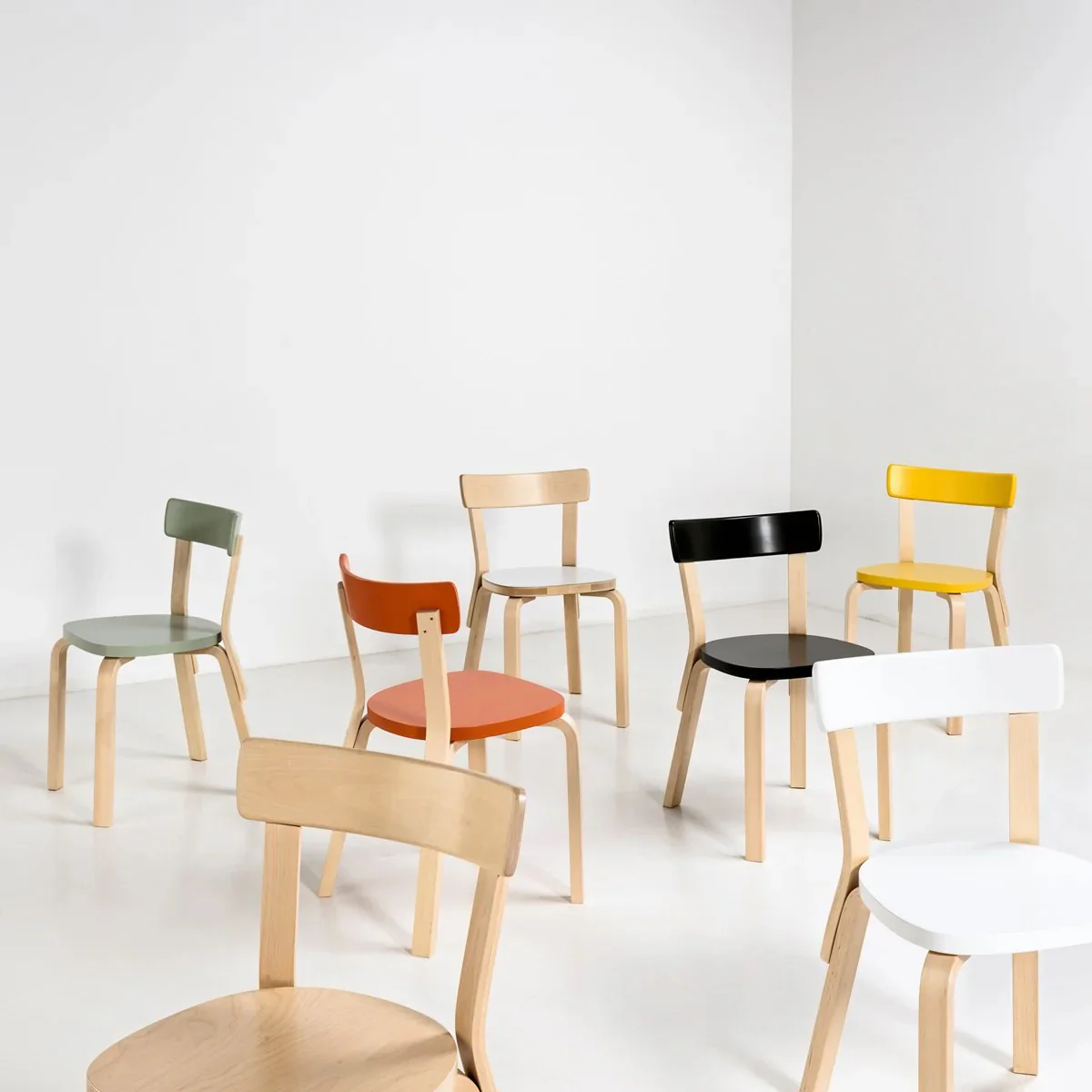 Artek Alvar Aalto Chair 69 - Image 4