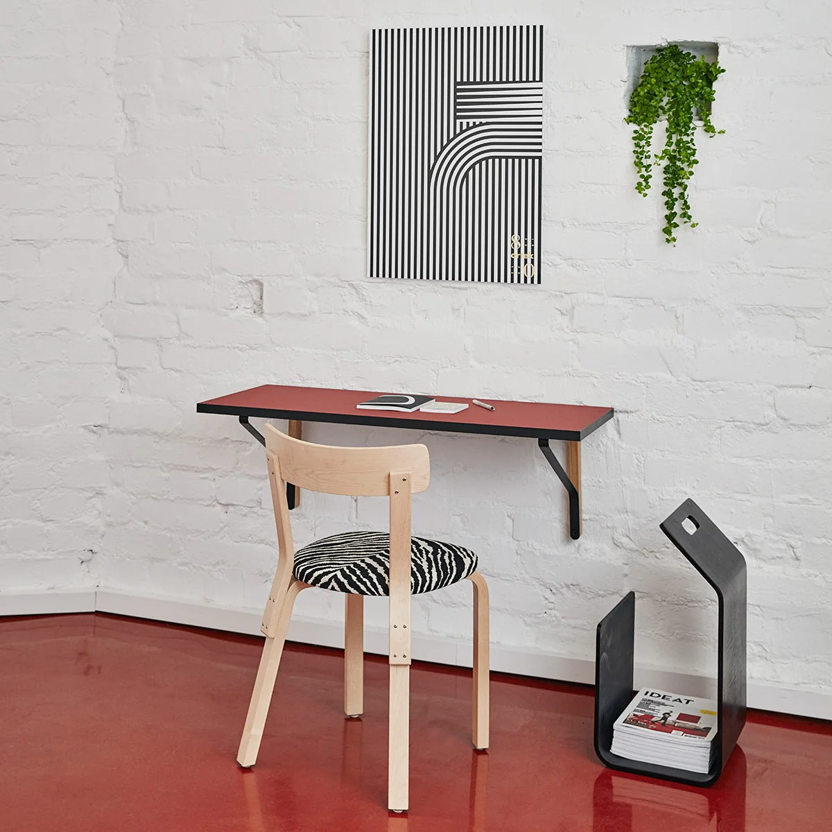 Artek Alvar Aalto Chair 69 - Upholstered Seat - Image 2