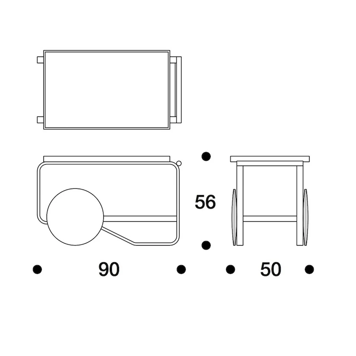 Artek Alvar Aalto 901 - Tea Trolley - Image 3