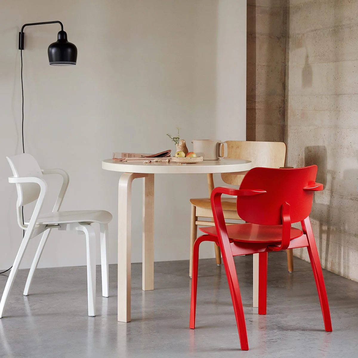 Artek Alvar Aalto 90B Round Table - Image 6