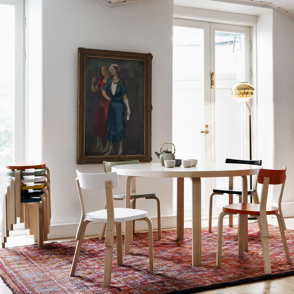 Artek Alvar Aalto 91 Round Table - Image 6