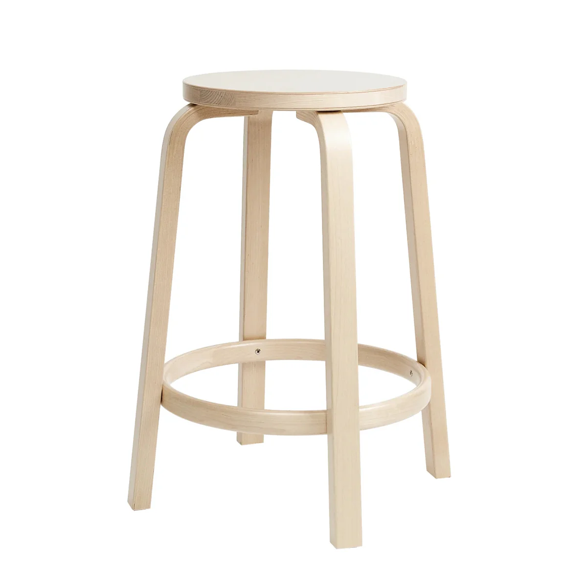 Artek Alvar Aalto Counter Stool 64 - 25-1/2" H - Image 4