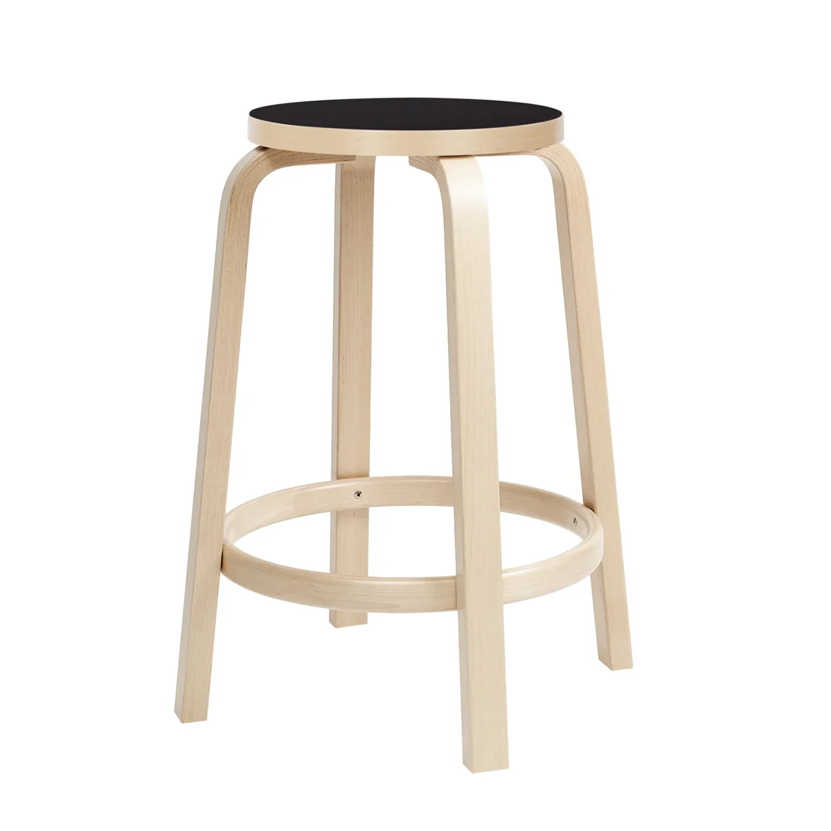Artek Alvar Aalto Counter Stool 64 - 25-1/2" H - Image 5