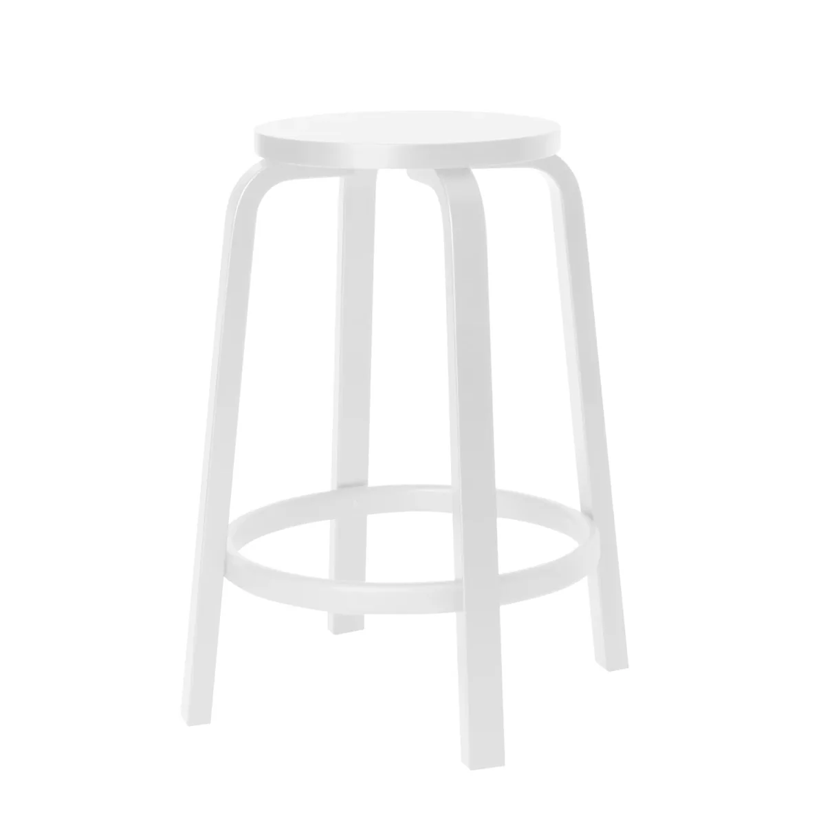 Artek Alvar Aalto Counter Stool 64 - 25-1/2" H - Image 6