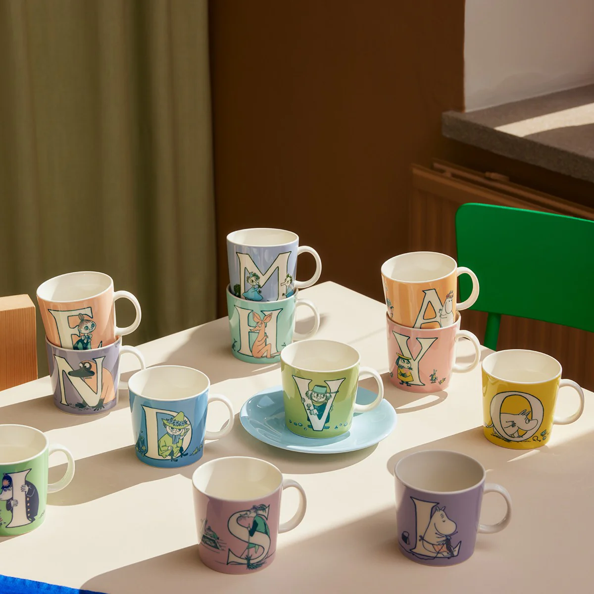 Arabia Moomin ABC Peach Mug - A - Image 5