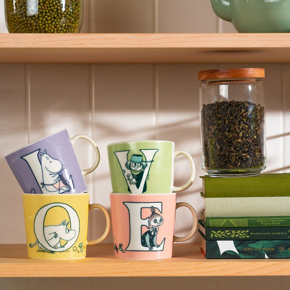 Arabia Moomin ABC Green Mug - V - Image 2
