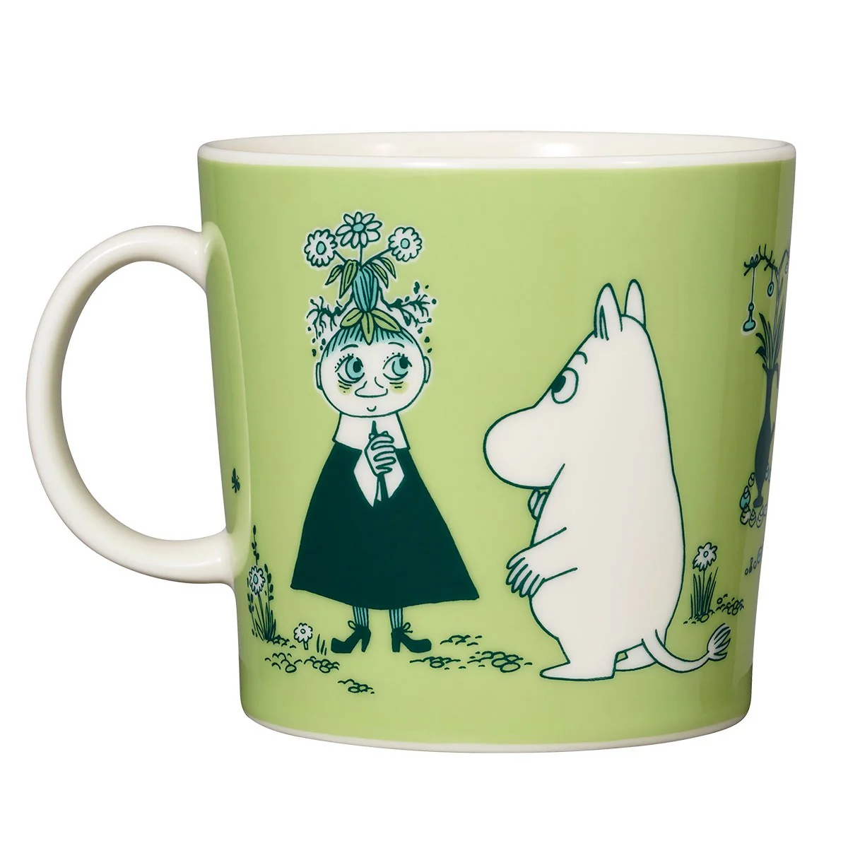 Arabia Moomin ABC Green Mug - V - Image 3