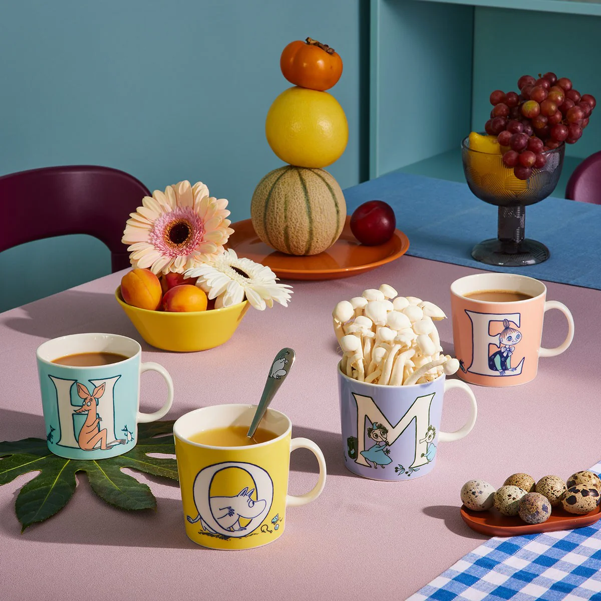 Arabia Moomin ABC Multicolor Mug Set/4 - HOME - Image 4