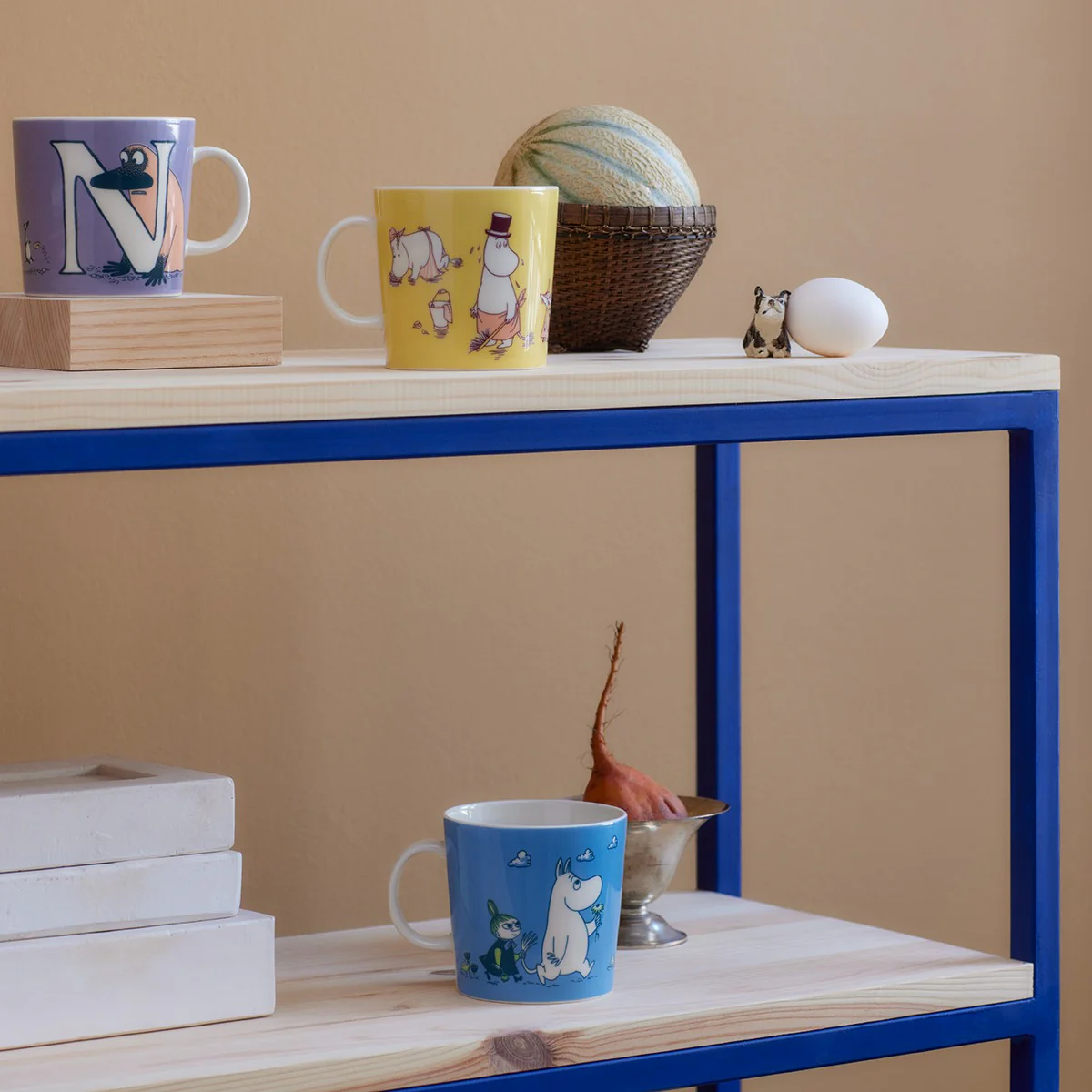 Arabia Moomin ABC Blue Mug - D - Image 4
