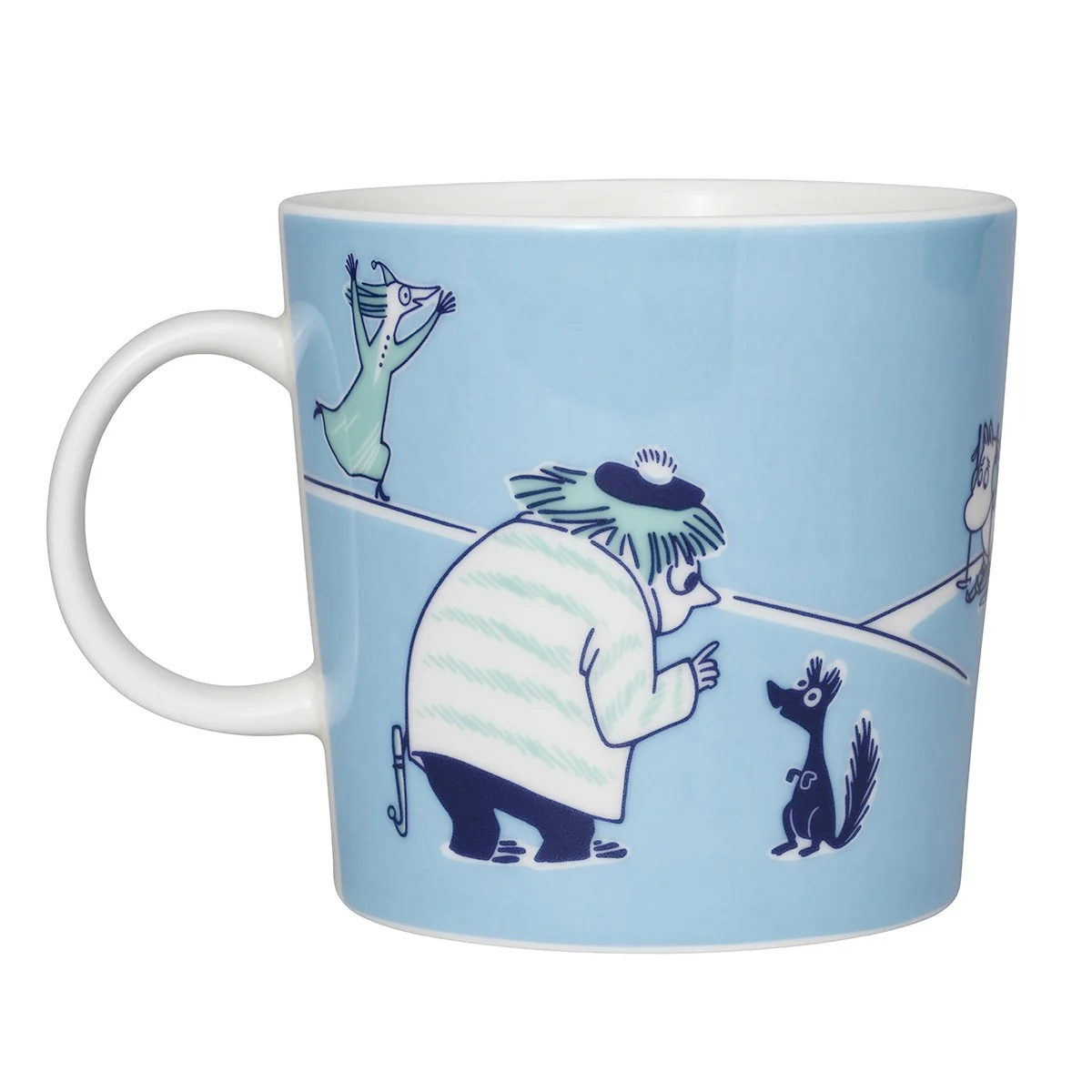 Arabia Moomin ABC Light Blue Mug - F - Image 3