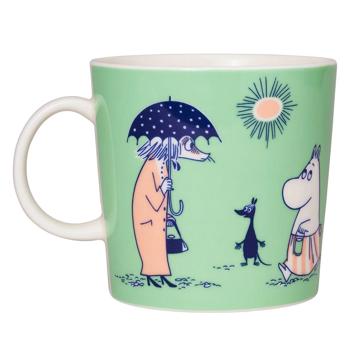 Arabia Moomin ABC Green Mug - I - Image 3