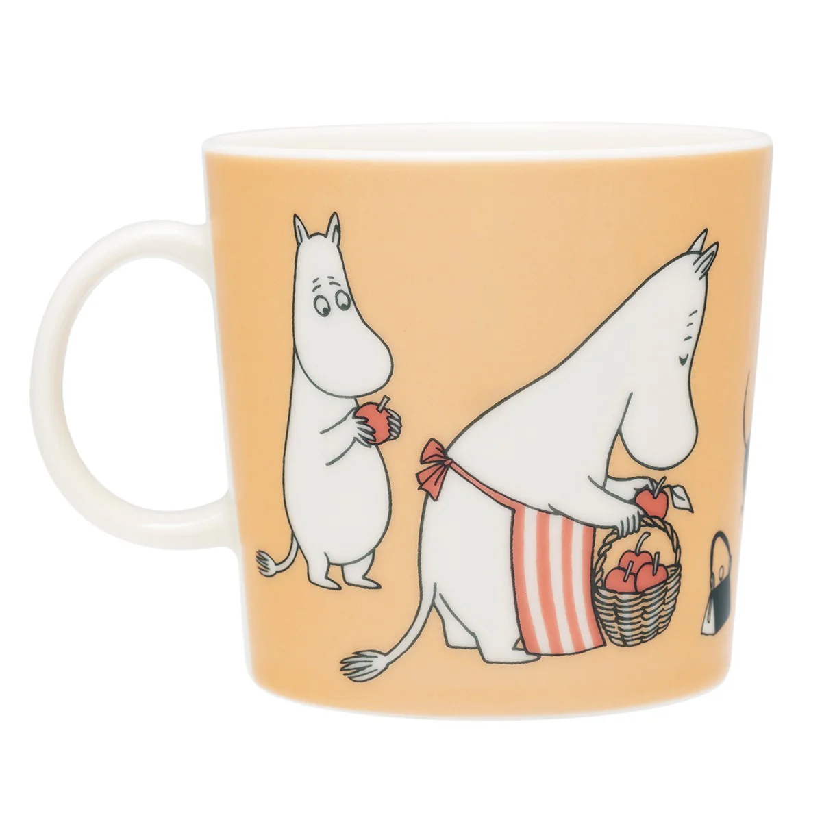 Arabia Moomin ABC Apricot Orange Mug - X - Image 3