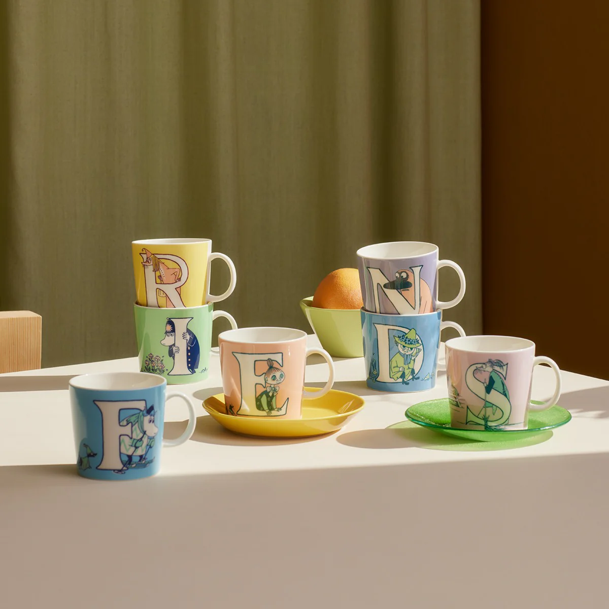 Arabia Moomin ABC Light Pink Mug - S - Image 4