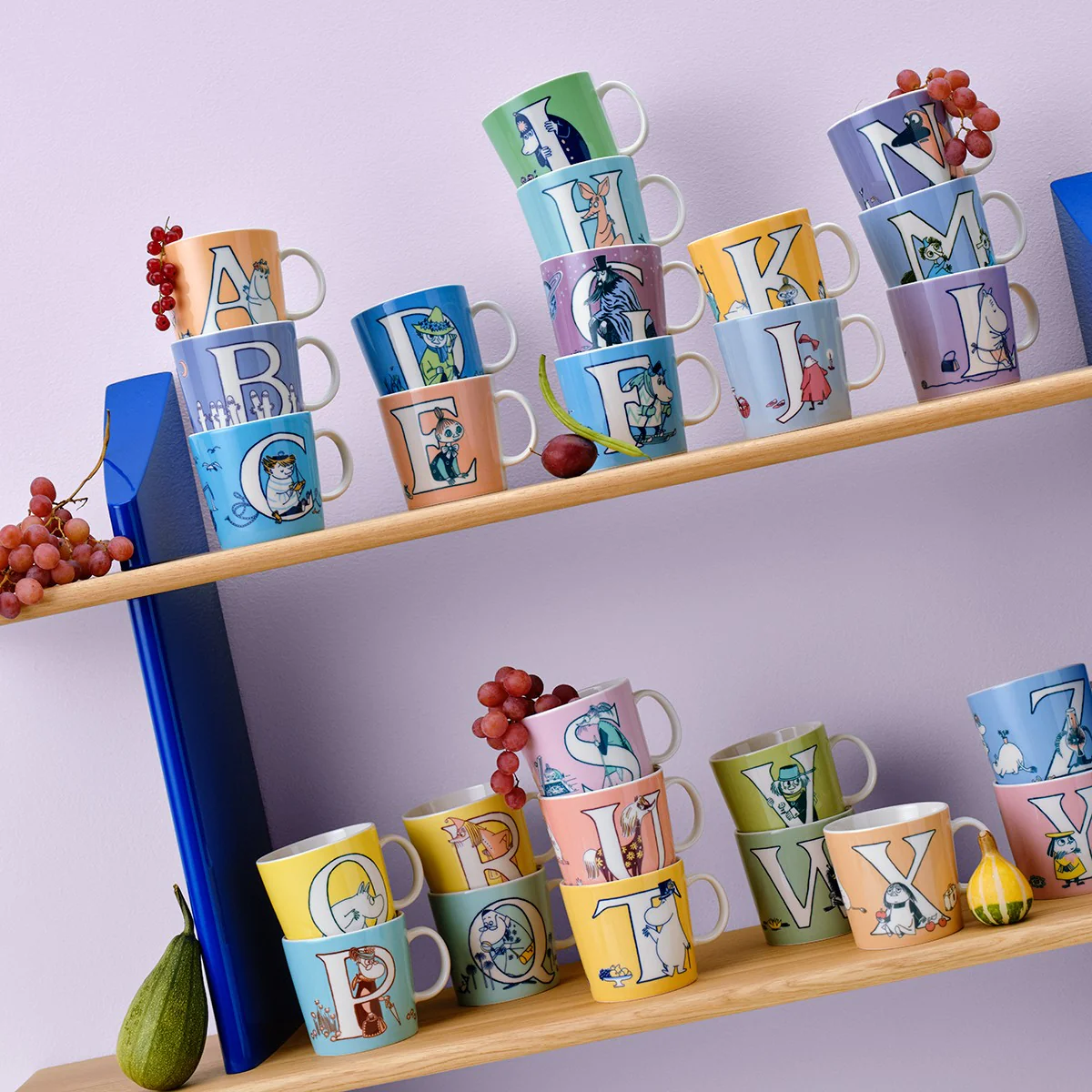 Arabia Moomin ABC Light Blue Mug - Z - Image 4