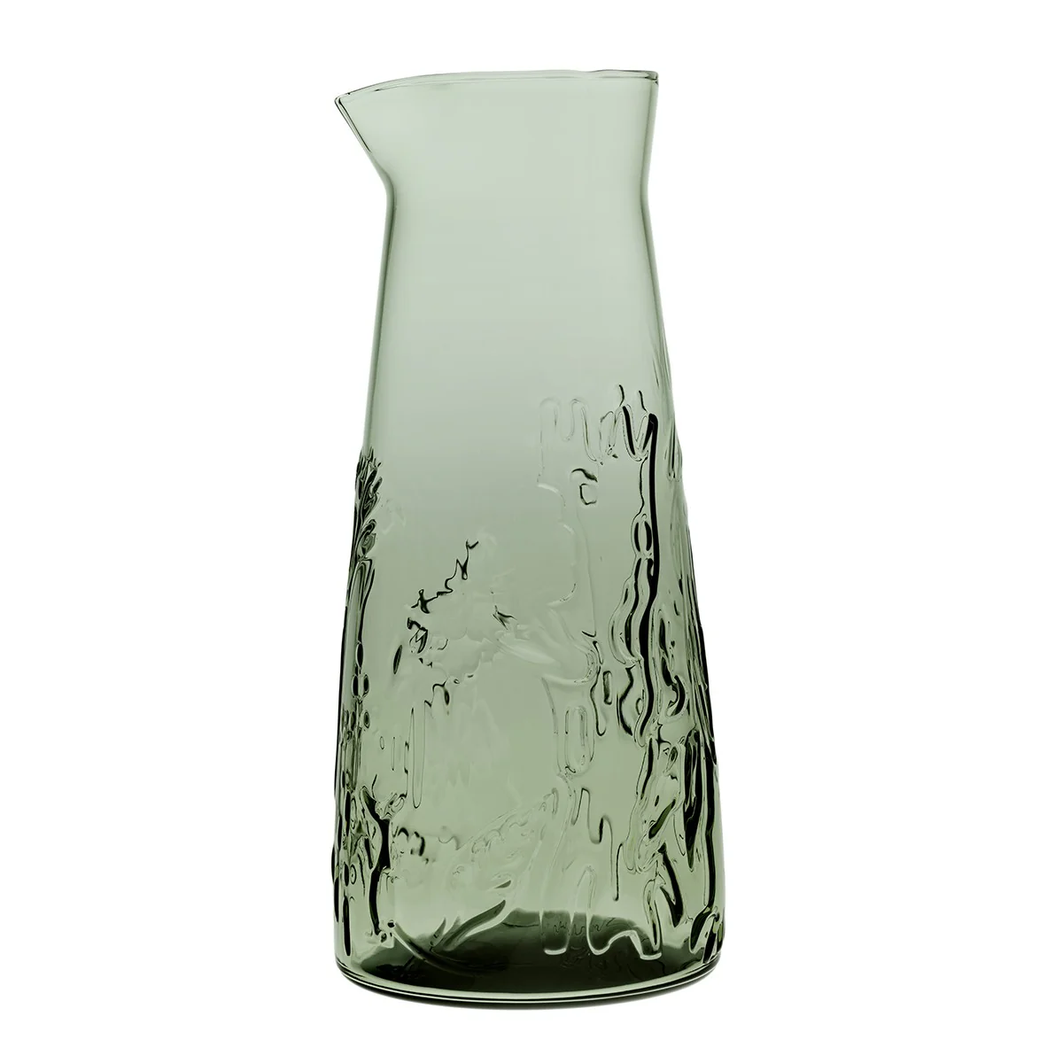 Arabia Moomin Mystical Forest Pine Green Pitcher - Image 3
