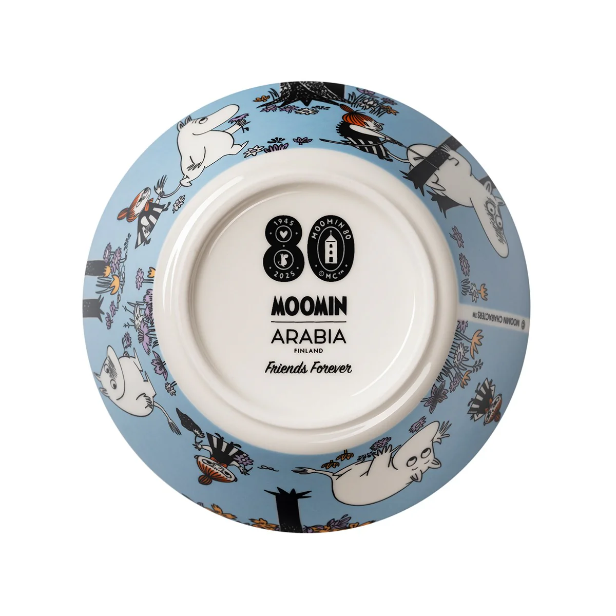 Arabia Moomin Friends Forever Bowl - 80th Anniversary - Image 3