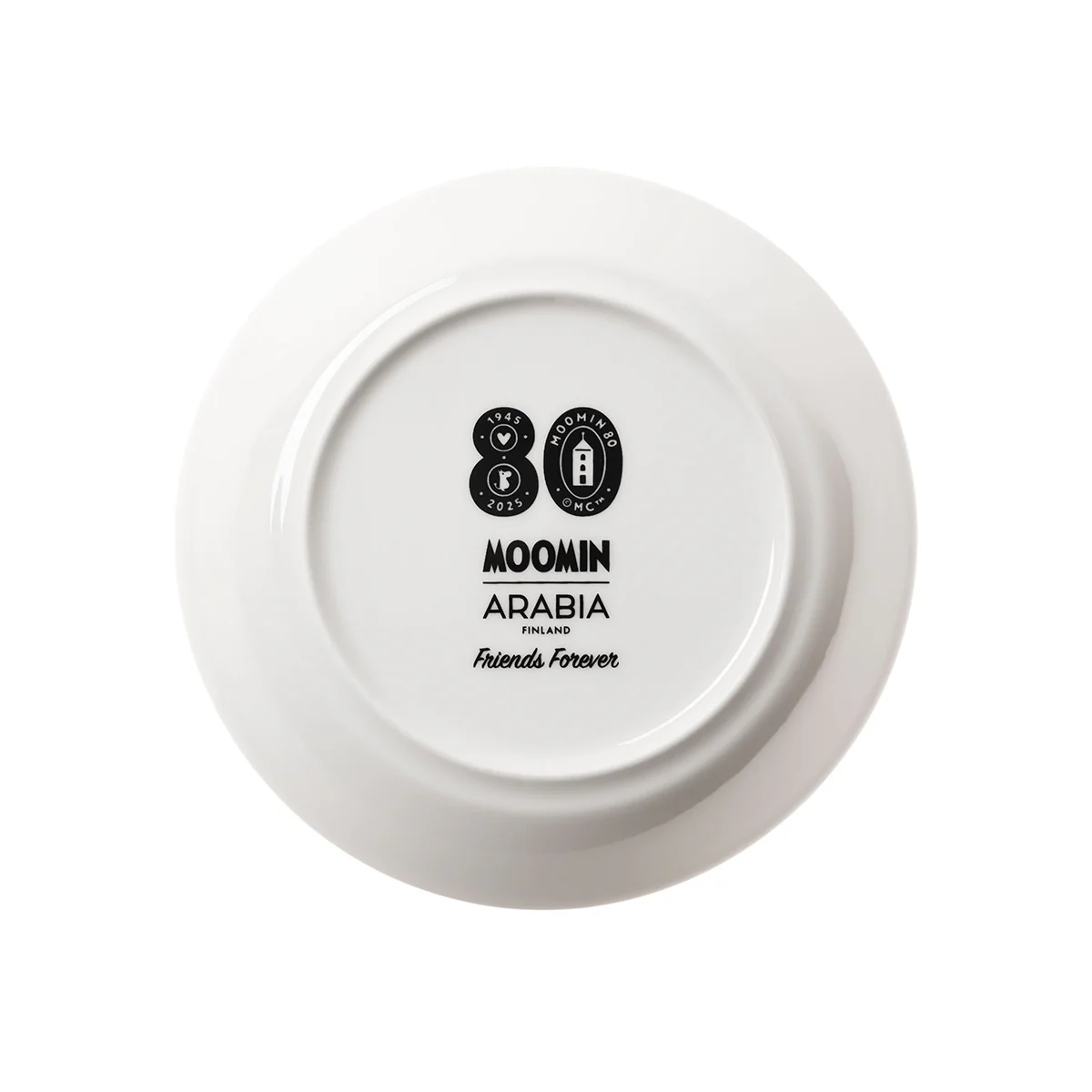 Arabia Moomin Friends Forever Saucer - 80th Anniversary - Image 3
