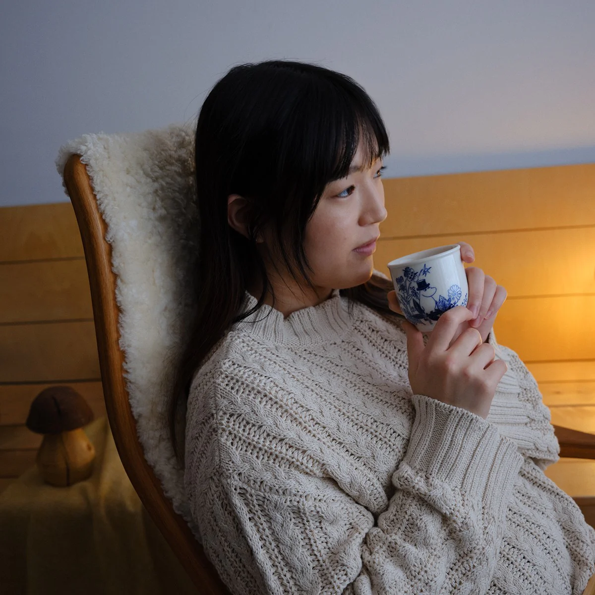 Arabia Moomin Haru White / Blue Small Tea Mug - Image 5