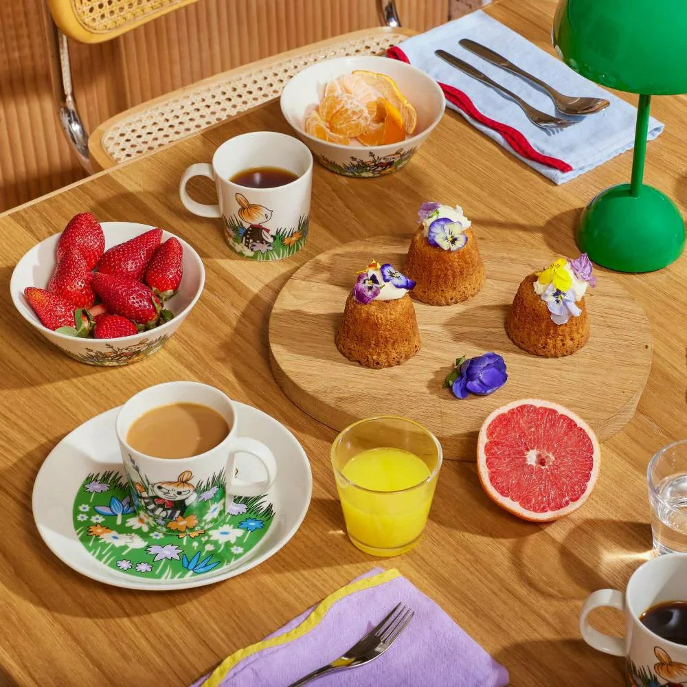 Arabia Moomin Little My & Meadow Multicolor Bowl - Image 4