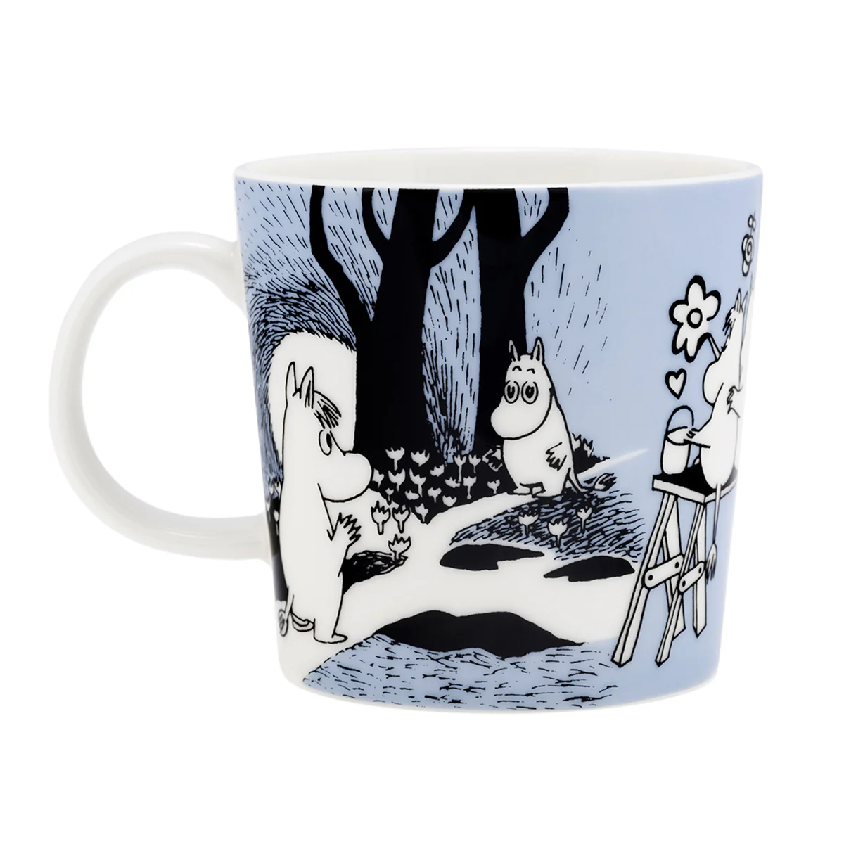 Arabia Moomin Love Blue Mug - Image 3