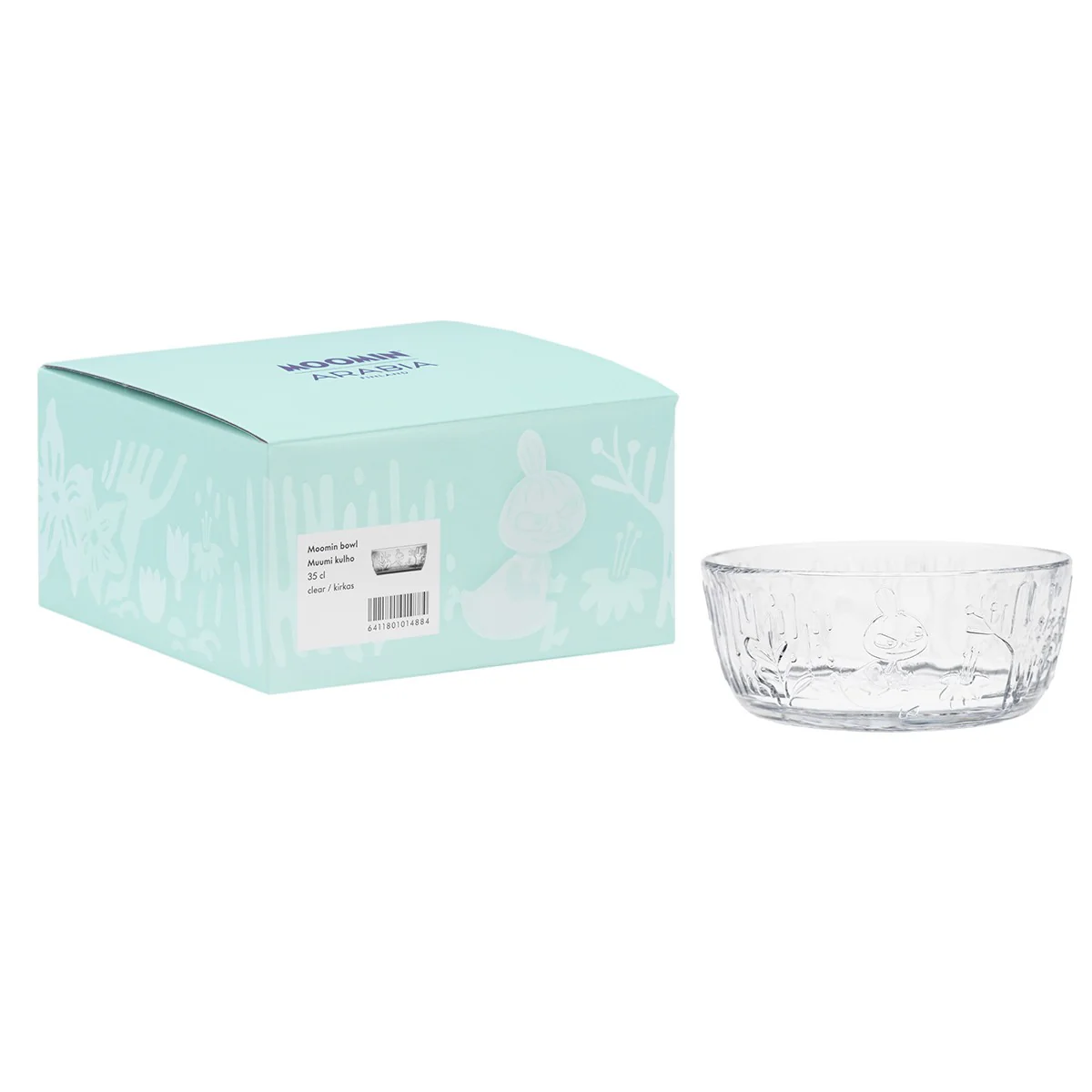 Arabia Moomin Mystical Forest Clear Glass Dessert Bowl - Image 4