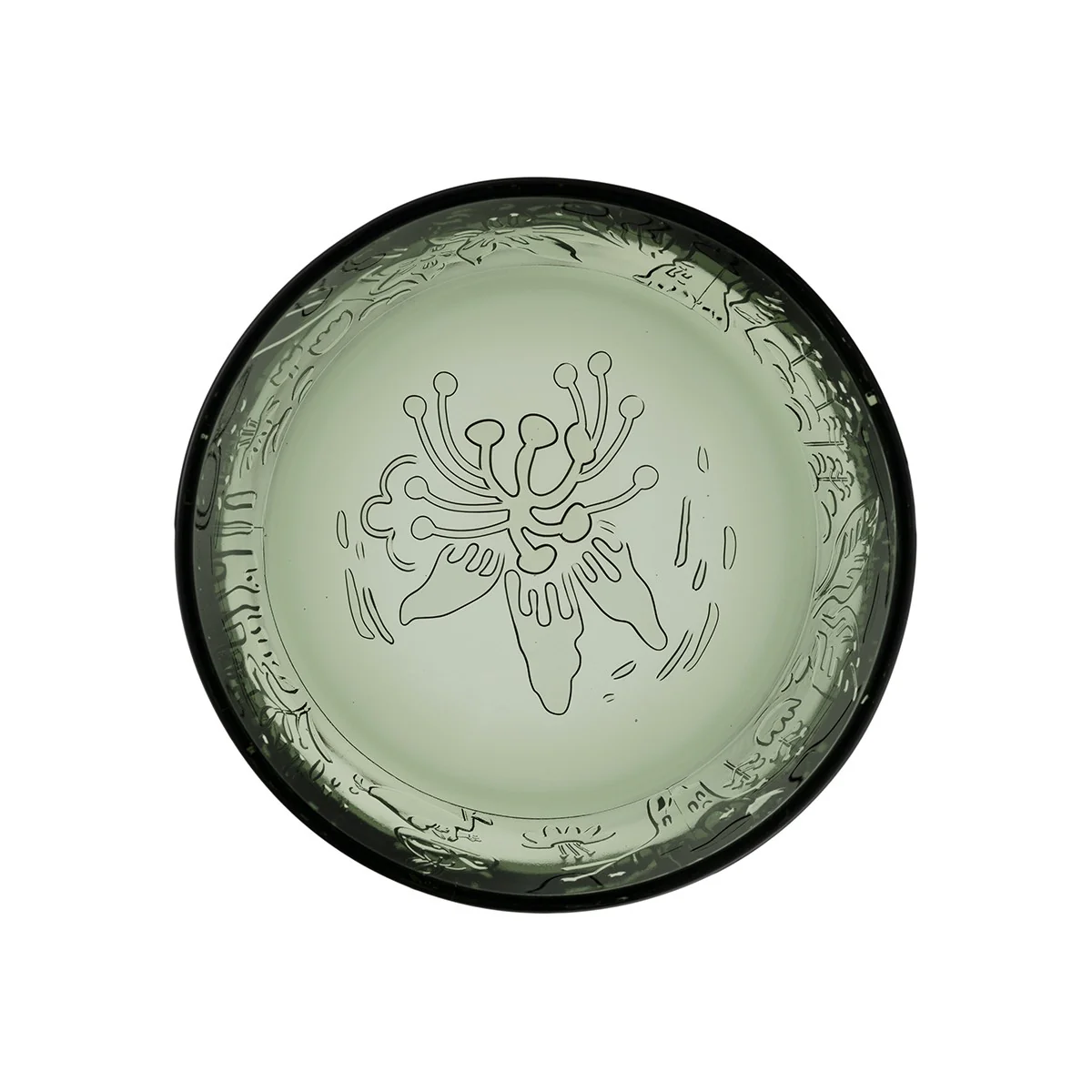 Arabia Moomin Mystical Forest Pine Green Dessert Bowl - Image 3