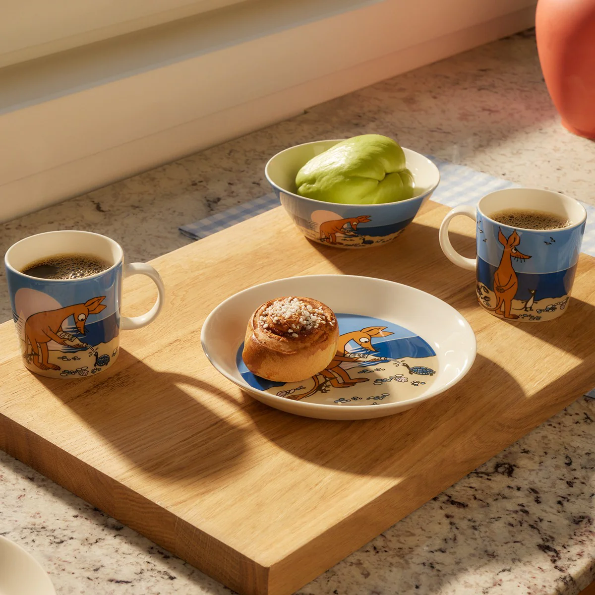 Arabia Moomin Sniff Blue Plate - Image 4