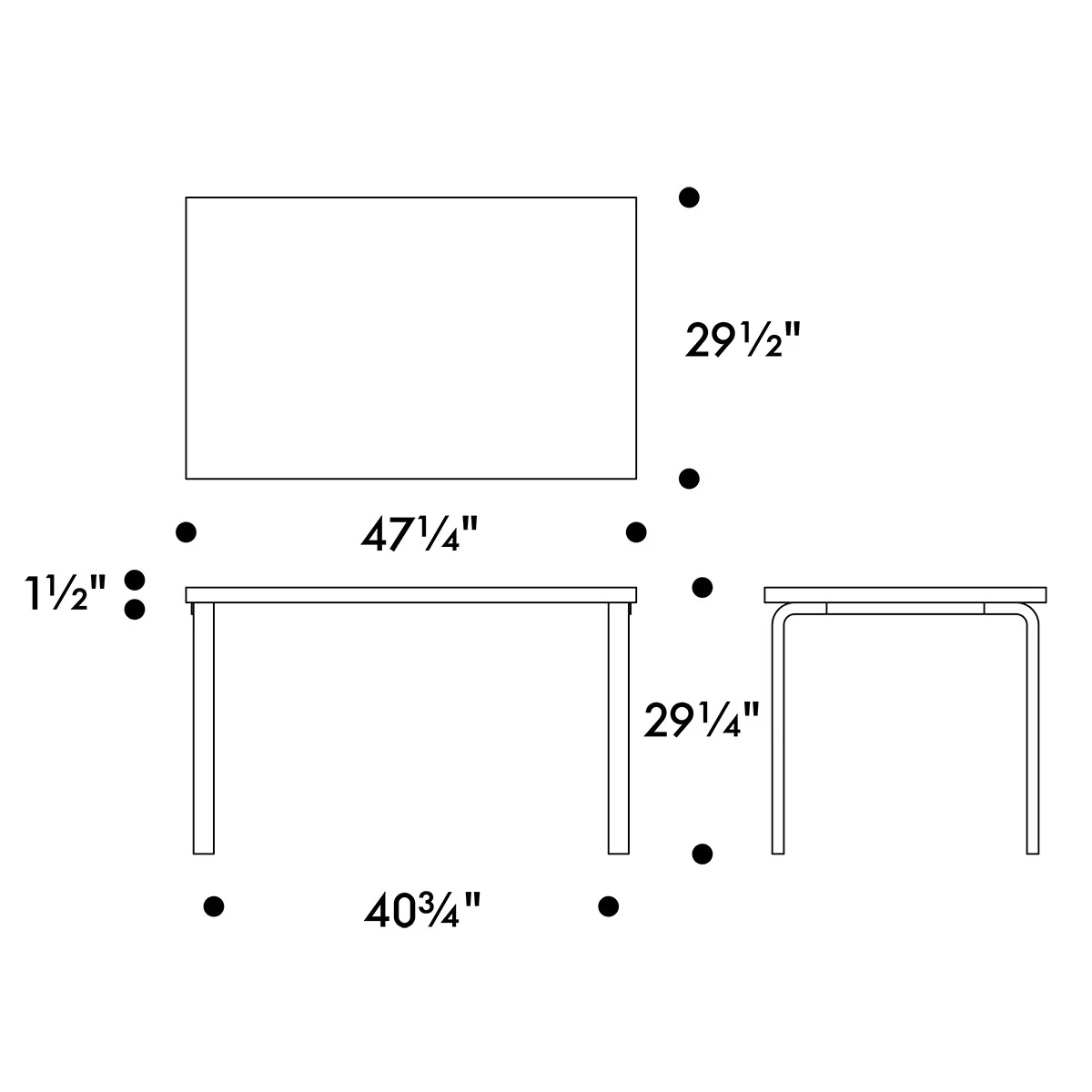Artek Alvar Aalto 81B Table - Image 3