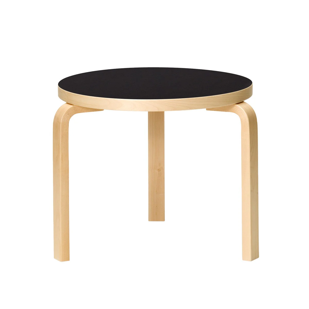 Artek Alvar Aalto 90D - 3 Leg Round Table - Image 2