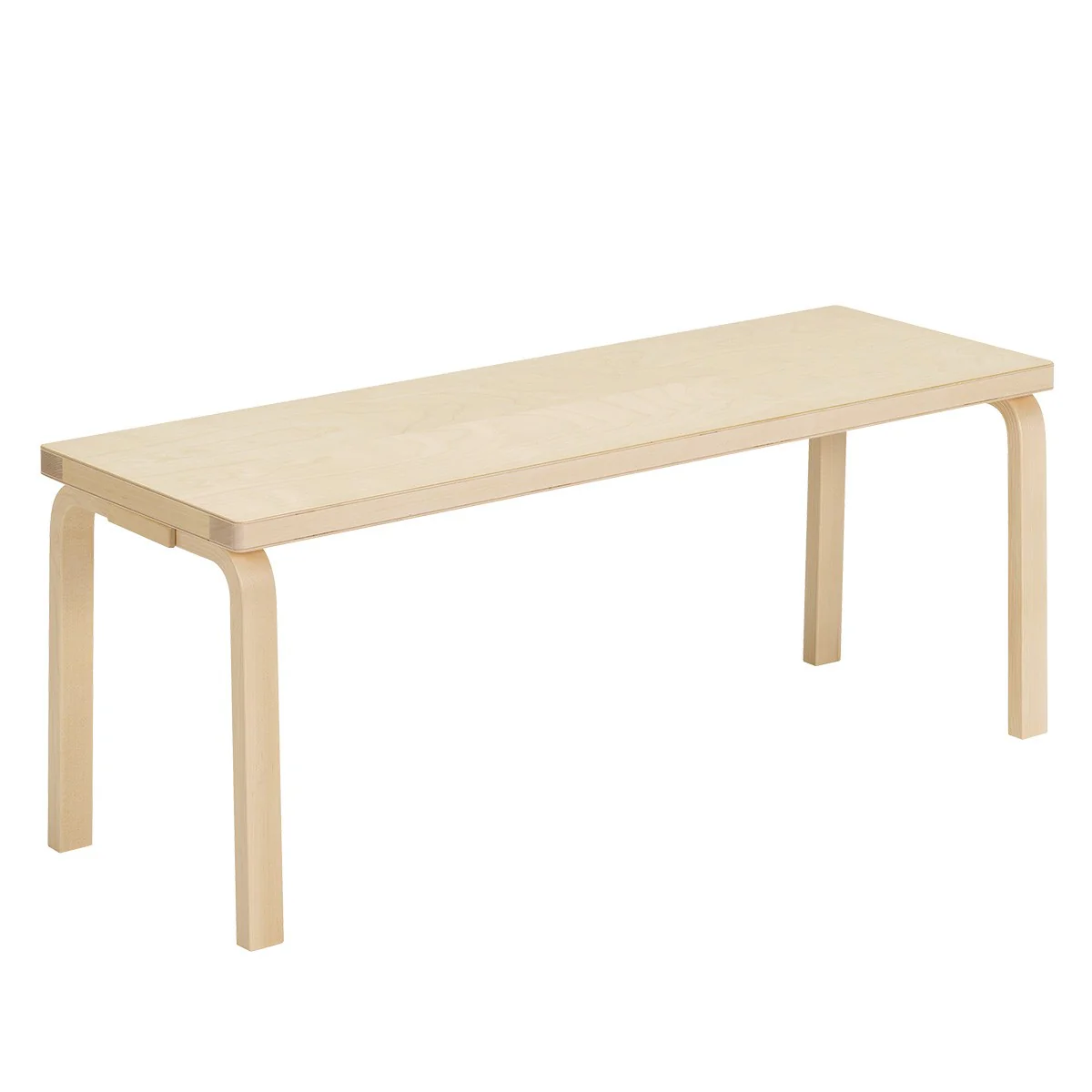 Artek Alvar Aalto Bench 153A - Solid Top - Image 4