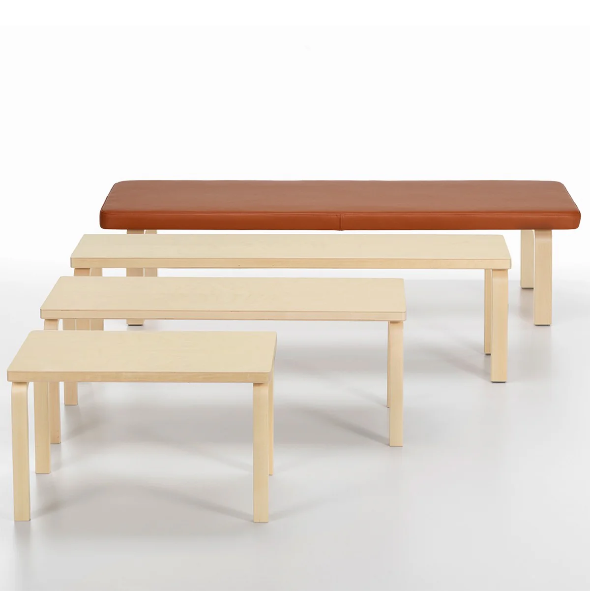Artek Alvar Aalto Bench 153B - Solid Top - Image 6