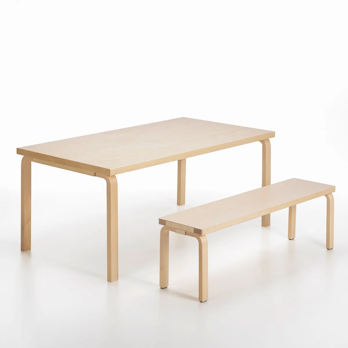 Artek Alvar Aalto Bench 168B - Solid Top - Image 6