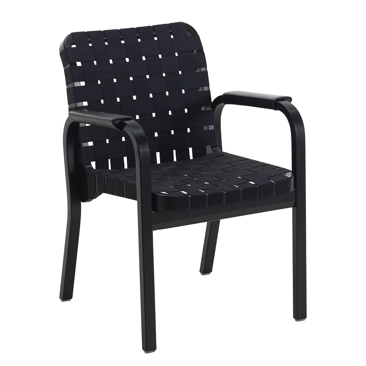 Artek Alvar Aalto Armchair 45 - Linen Webbing Upholstery - Image 5