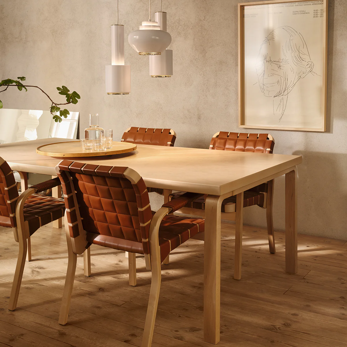 Artek Alvar Aalto Armchair 45 - Quilted Leather Upholstery - Image 8