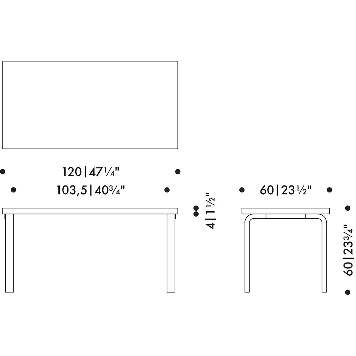 Artek Alvar Aalto 80A - Children's Table - Image 4