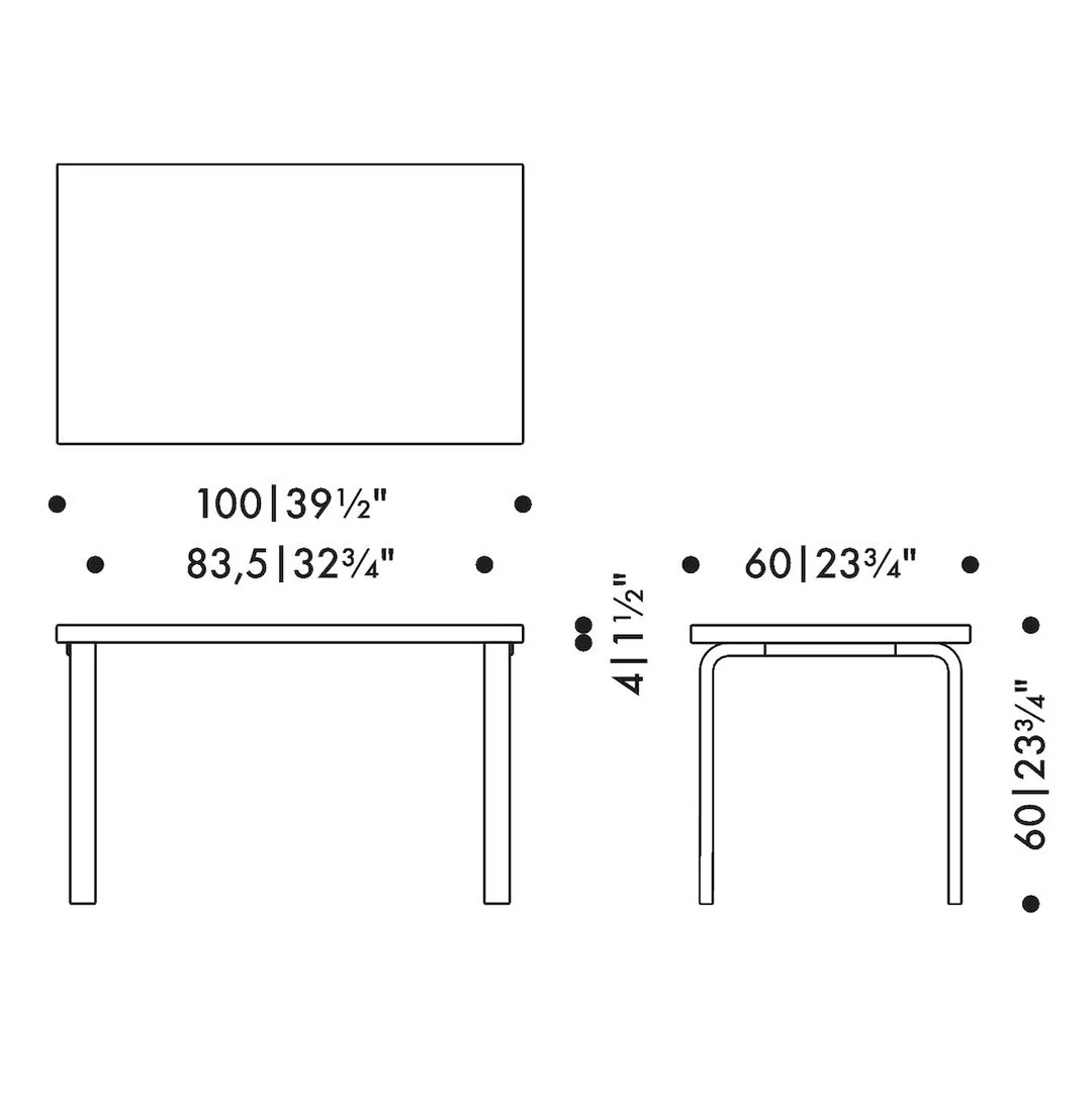 Artek Alvar Aalto 80B - Children's Table - Image 4