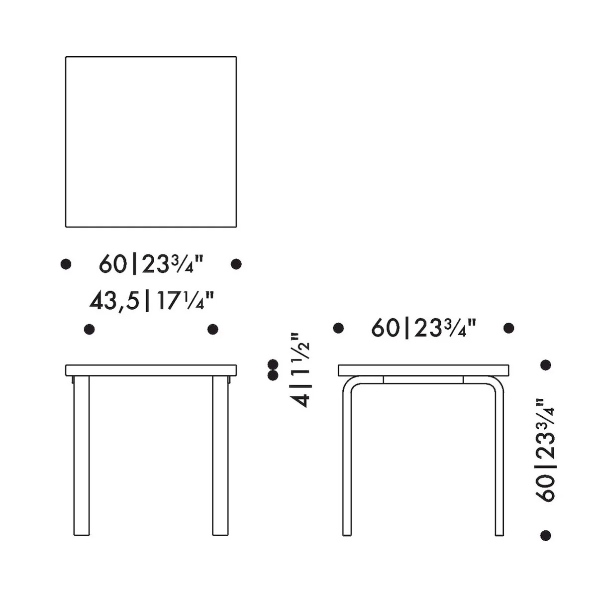 Artek Alvar Aalto 80C - Children's Table - Image 4