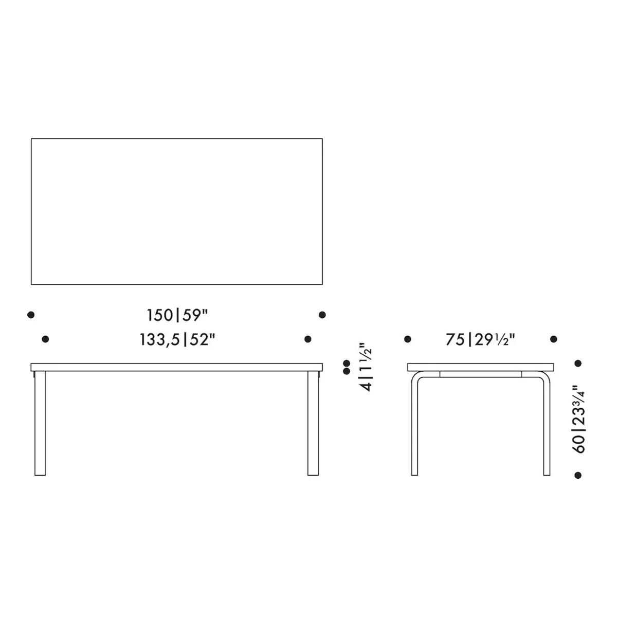 Artek Alvar Aalto 81A - Children's Table - Image 4