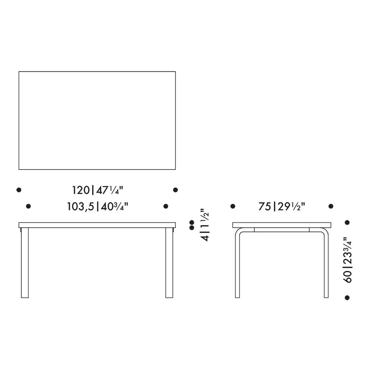 Artek Alvar Aalto 81B - Children's Table - Image 3