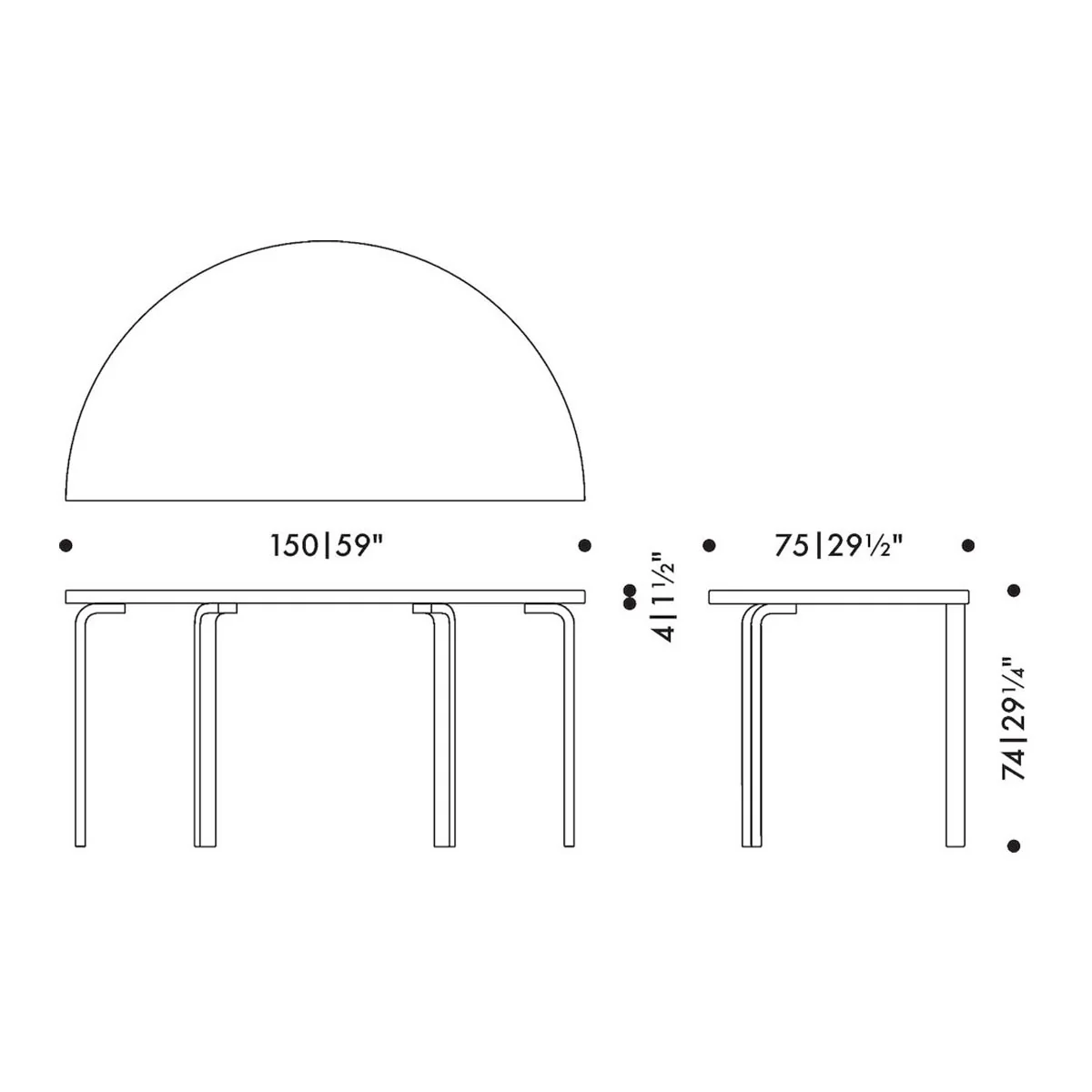 Artek Alvar Aalto 96 Table - Image 3