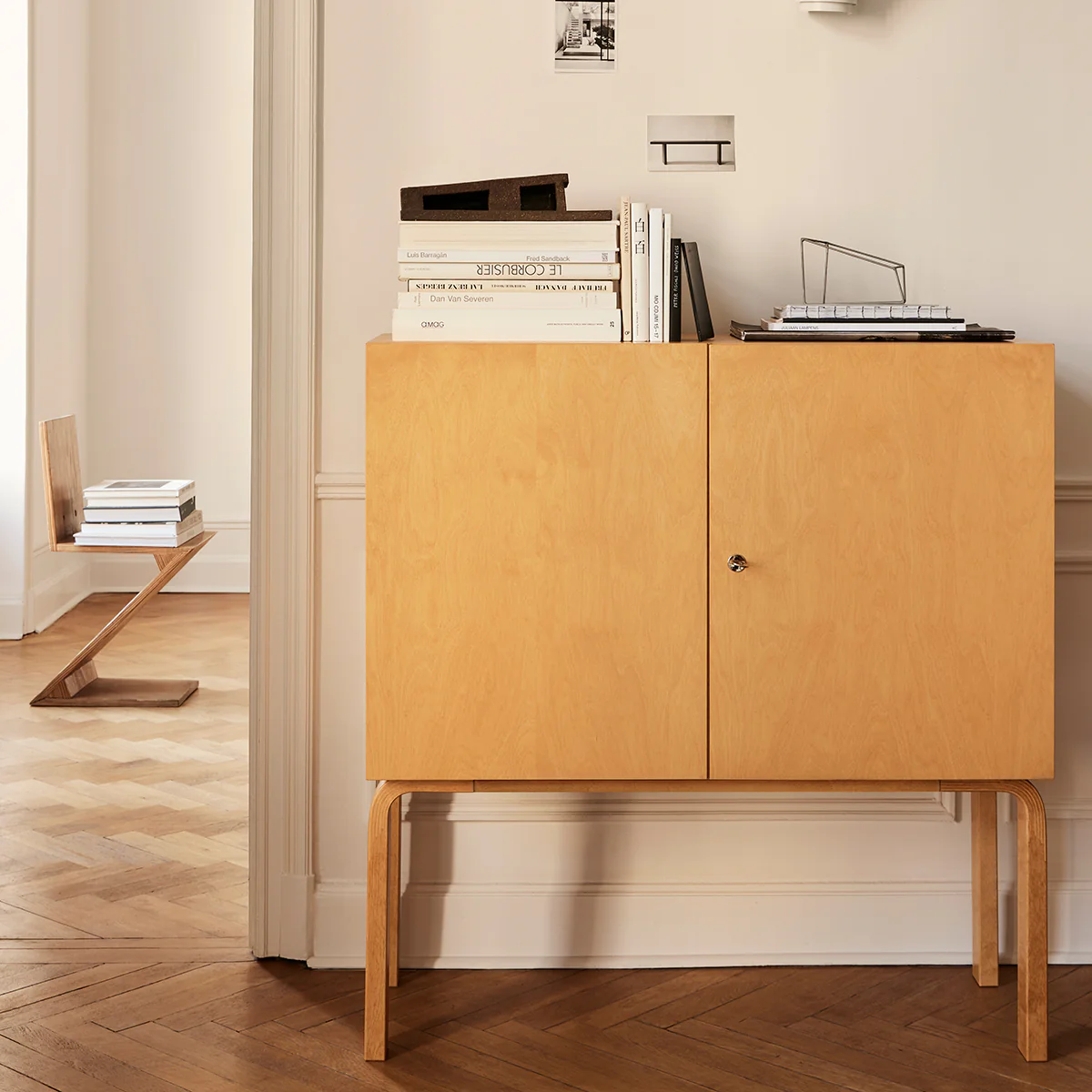 Artek Alvar Aalto Honey-Stained Cabinet 250 - Image 2
