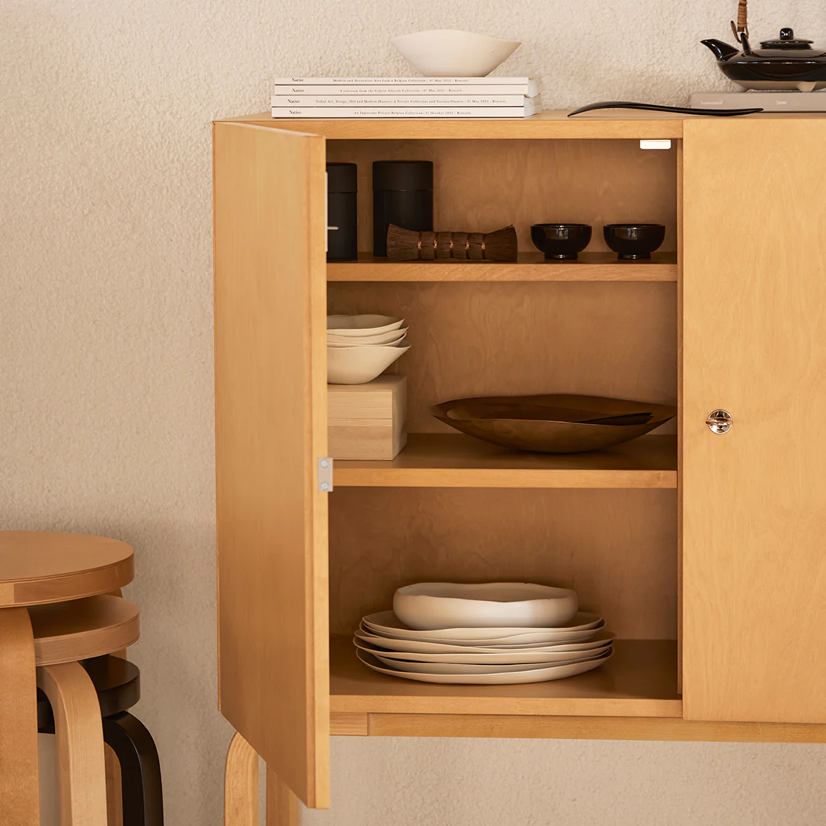 Artek Alvar Aalto Honey-Stained Cabinet 250 - Image 7