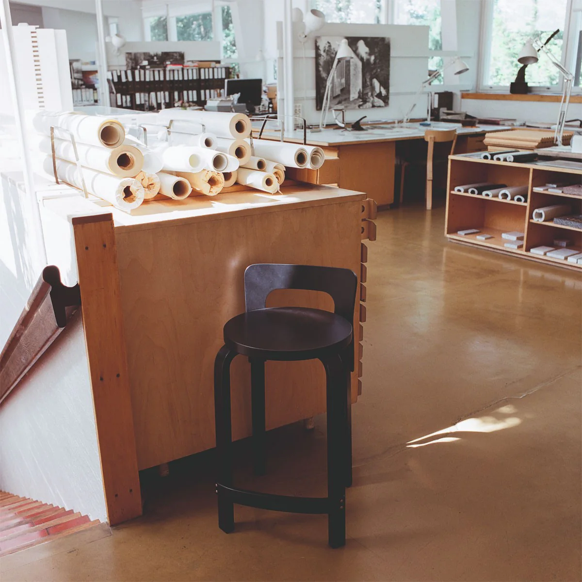 Artek Alvar Aalto K65 High Chair - Lacquered - Image 6