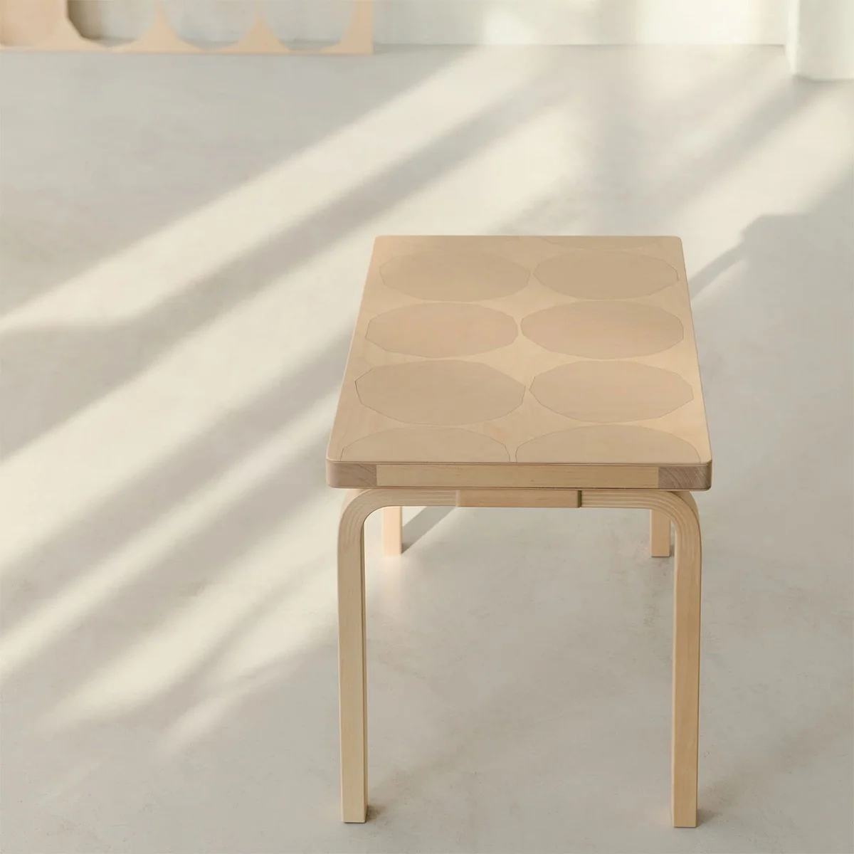 Artek + Marimekko Alvar Aalto Bench 153B Kivet - 90th Anniversary Edition - Image 4