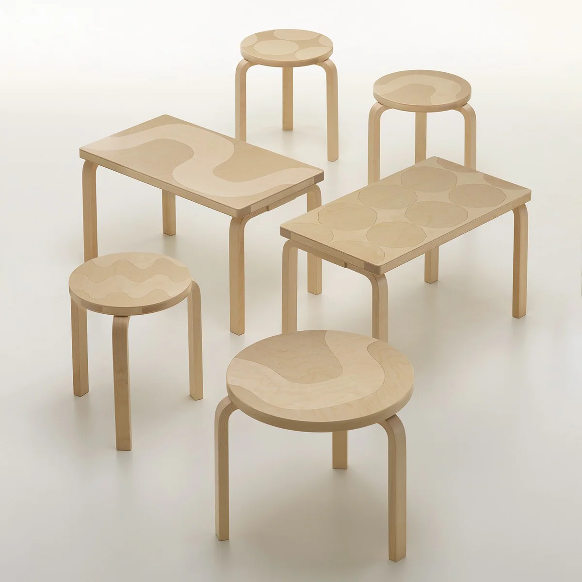 Artek + Marimekko Alvar Aalto Bench 153B Kivet - 90th Anniversary Edition - Image 6